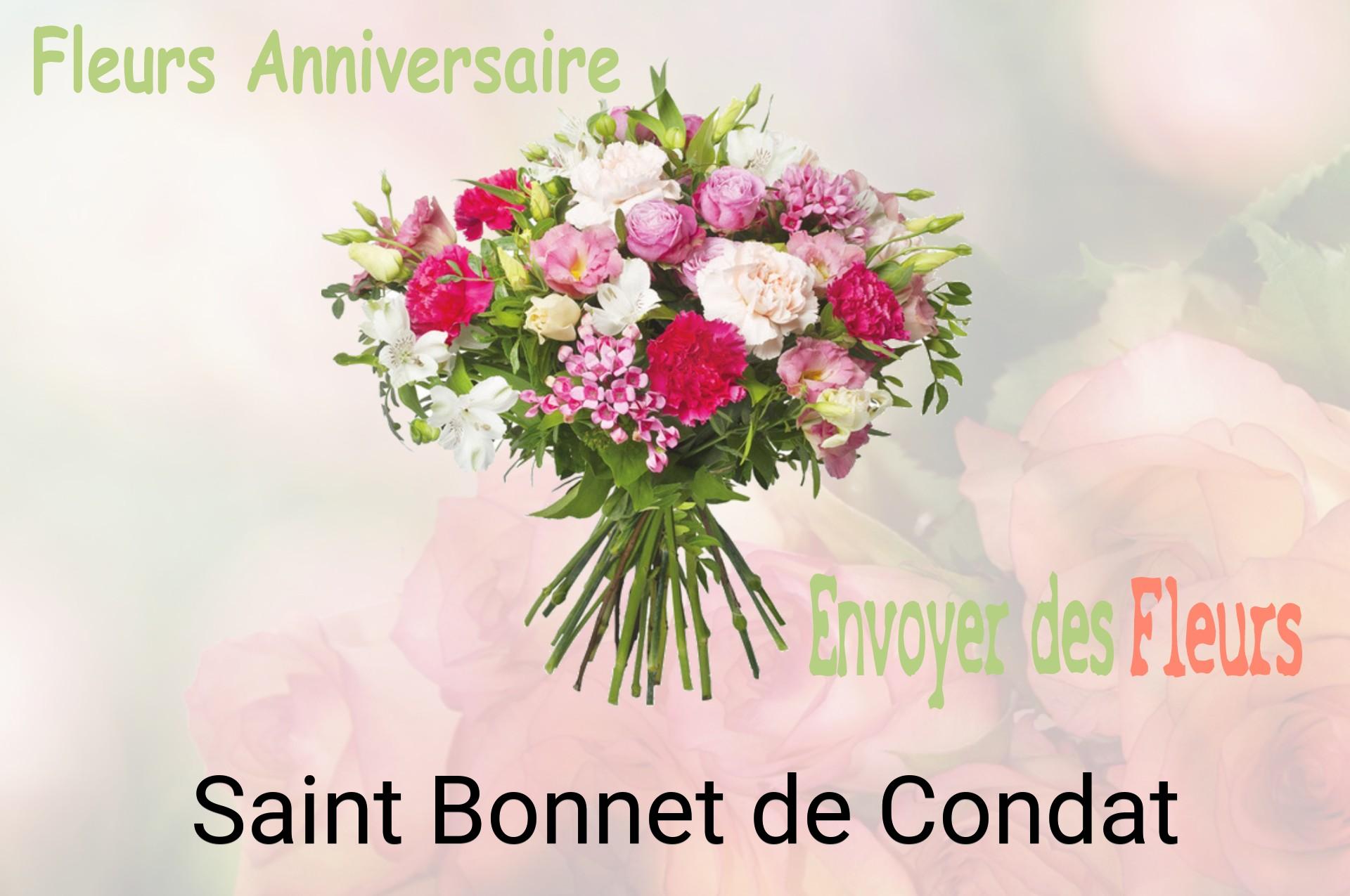 Bouquet de fleurs d’anniversaire livré à Saint-Bonnet-de-Condat