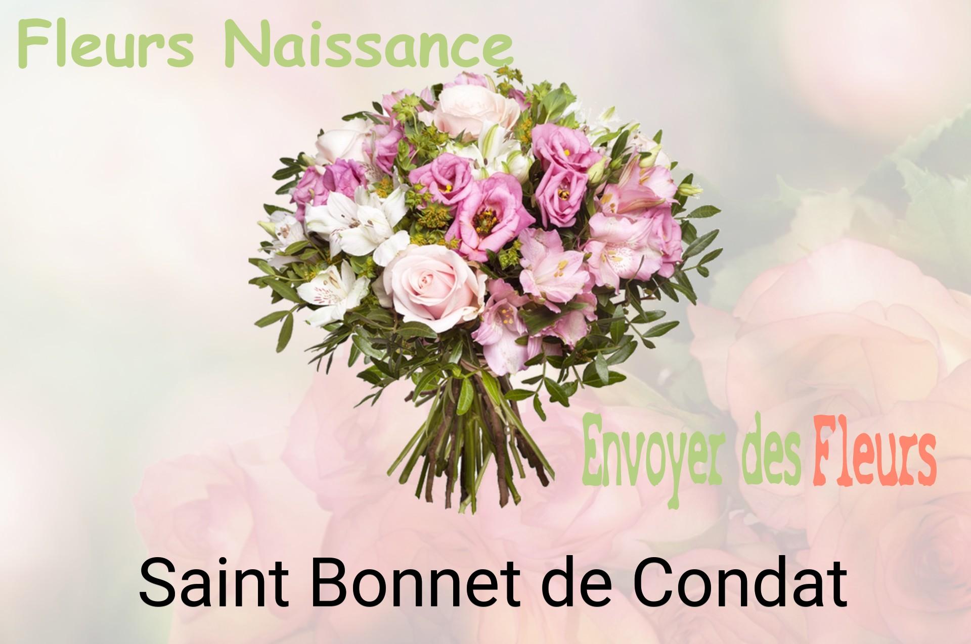 Bouquet de fleurs de naissance livré à Saint-Bonnet-de-Condat